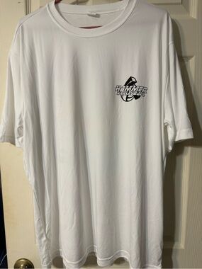 Sport-Tek White Short-Sleeve Logo Tee